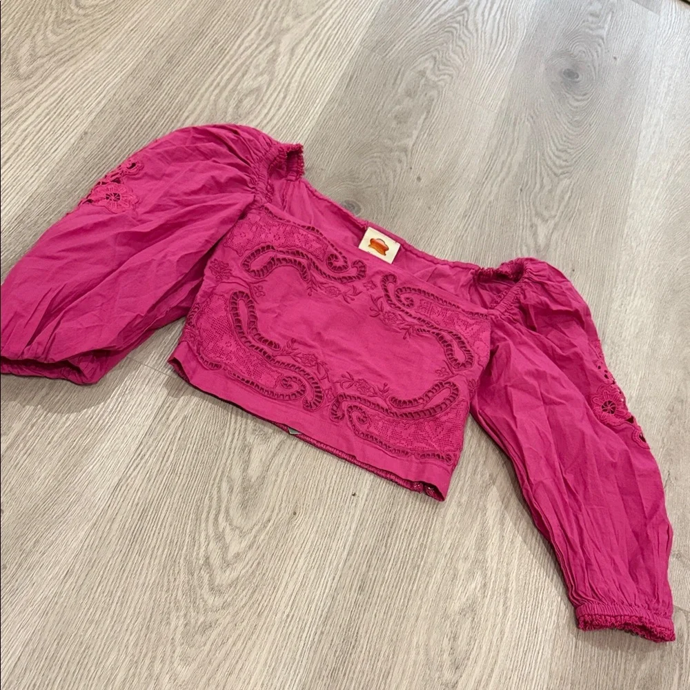 NWT Farm Rio Lace Blouse - Picture 4 of 5